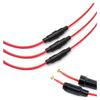 Automotive Car Inline Screw Type 5X20Mm AGC Fuse Holder 16 Awg Wire (Pcak Of 10)