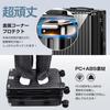 Чемодан Carry Carry Double 360 Degree с застежкой-молнией TSA для деловых поездок M [Augustre], ручная кладь, сверхлегкий, большой, легкий,