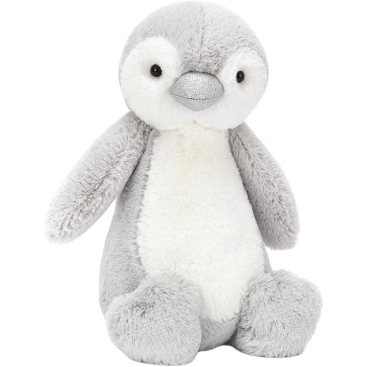 Jellycat Застенчивые Сверкающие Пингвины Куклы Плюшевая Кукла Высота 22 см В Сидячем Положении