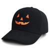 Lightweight Halloween Baseball Cap UV Protection Sunshade Cap Funny Pumpkin Embroidery Hat  Outdoor