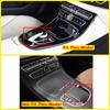 Для Mercedes Benz E Class W213 E200 E300 E350 2016 2017 2018 автомобильный держатель для чашки на центральной консоли, панель передач, рамка, накладка
