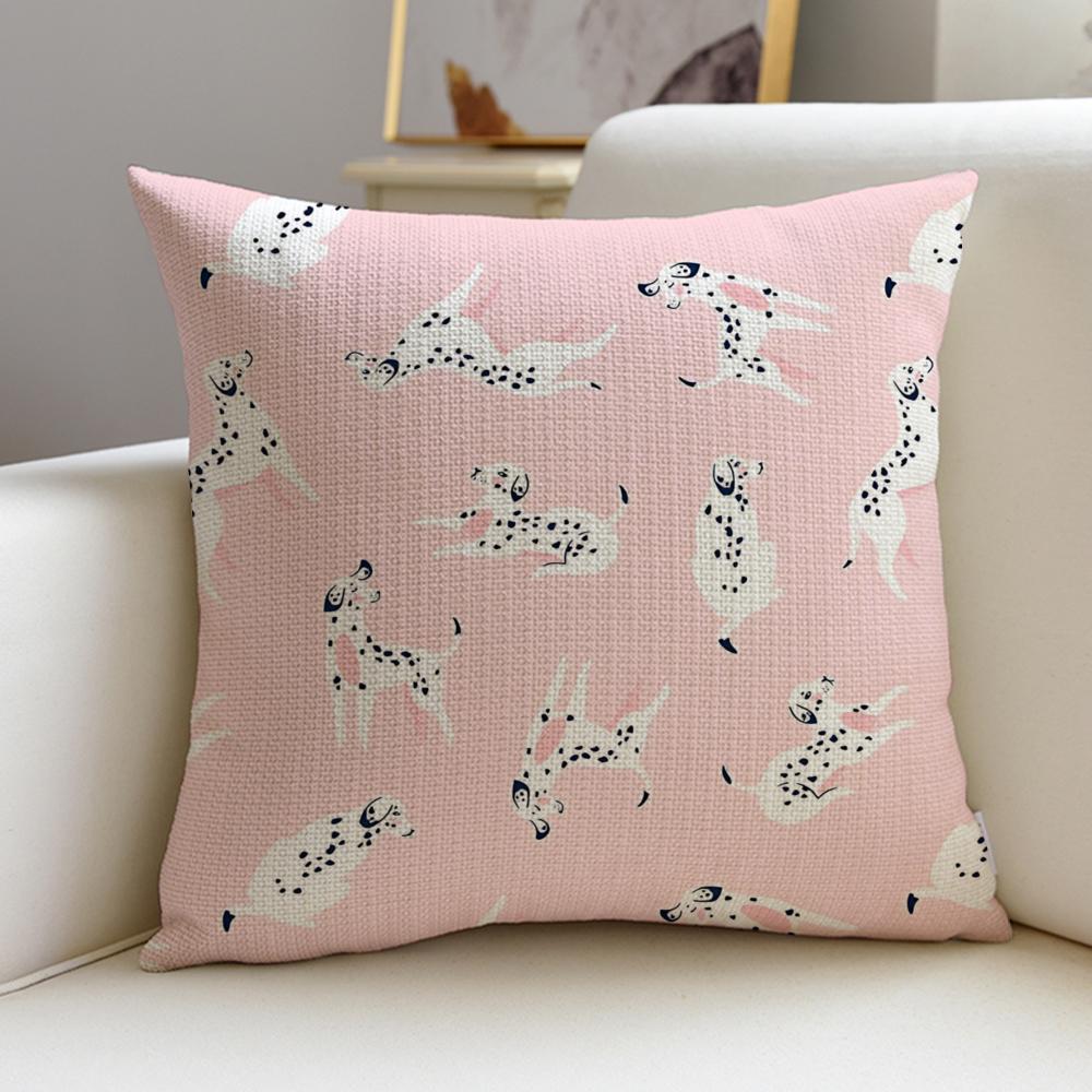Spotty DDalmatianS Cushion Cover Pcs Linen Throw Pillow Covers x x Modern Home Decor