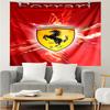 Гобелен с логотипом Ferrari для спальни, эстетичные гобелены для классной комнаты, настенное панно для гостиной, общежития, офиса, идеальный креативный подарок