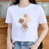 Women's Oversized T-Shirt Summer Trend Short Sleeve Cartoon Casual Fashion Graphic Regular Fit Beach Print Top