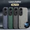 Роскошный кожаный чехол для OPPO A60 4G A79 A58 A78 A98 A57 A97 A96 A95 A53 A32 A74 с металлической пластиной, держателем для автомобиля