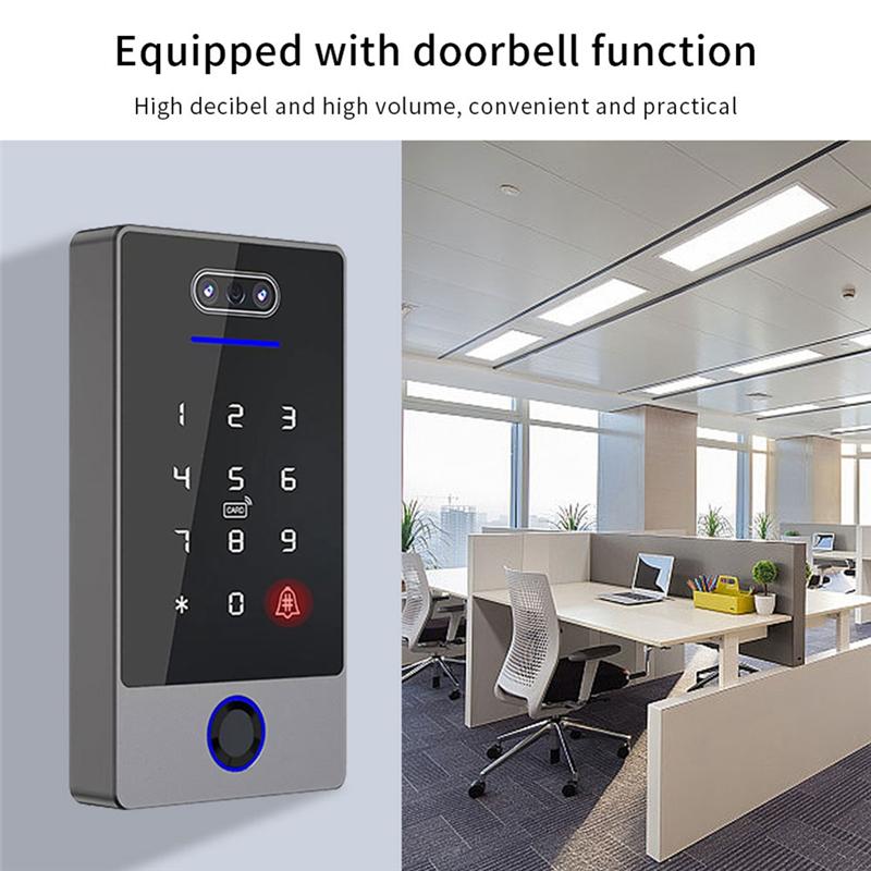 B03B-Ttlock Клавиатура контроля доступа с распознаванием лица Автономный водонепроницаемый контроллер доступа по отпечатку пальца для дверного замка