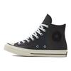 1970s Chuck Taylor All Star Classic High-top Canvas Shoes Unisex Charcoal Black