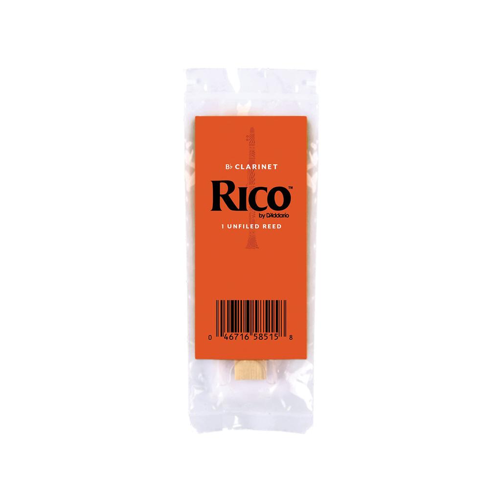WoodWinds Reed for Bb Clarinet RICO 50 Pieces D'Addario D'Addario RCA0125-B50 [Hardness 2.5] (individually Wrapped) []