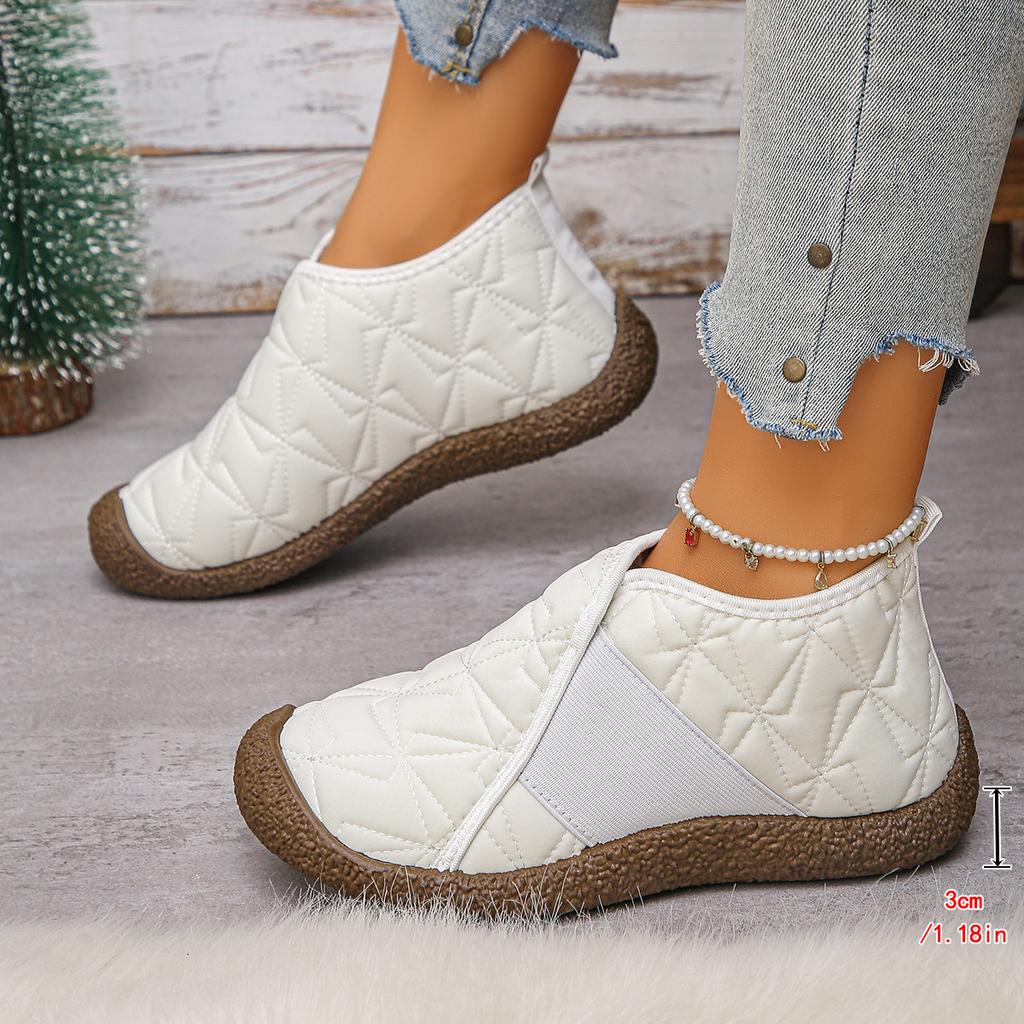 Женские высокие хлопковые кеды, на мягкой подошве, противоскользящие, флисовые, утолщенные, легкие, повседневные и теплые хлопковые ботинки