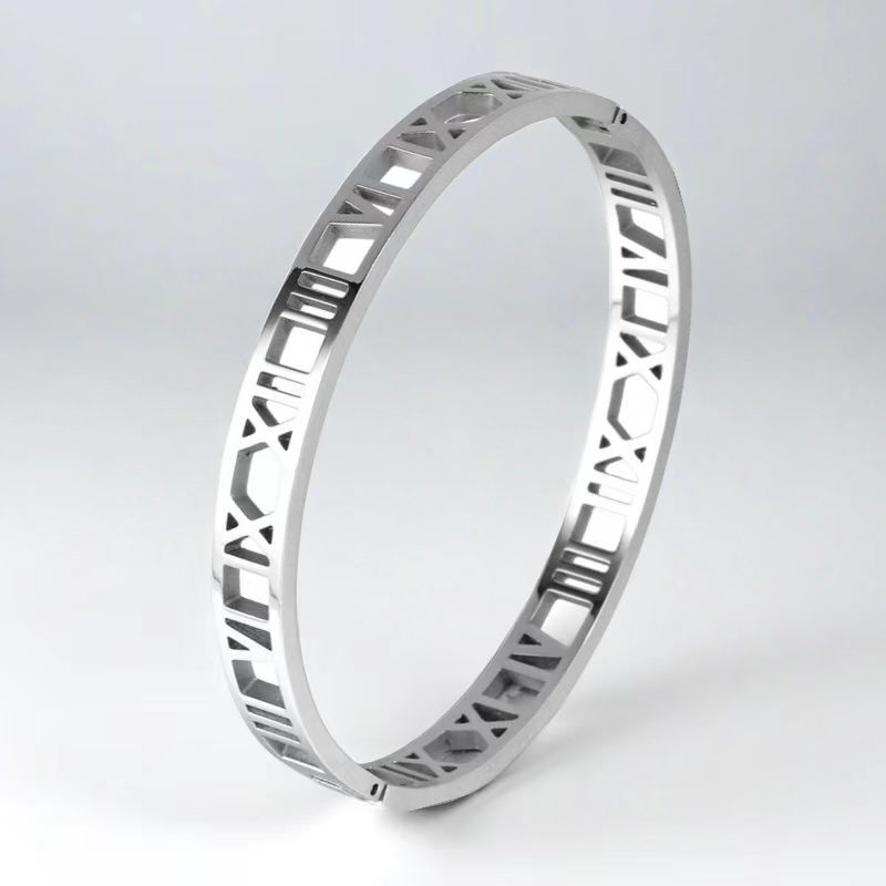 Roman Numerals Bracelet for Women Stainless Steel Jewelry Accessories Luxury Bracelet Women Fashion