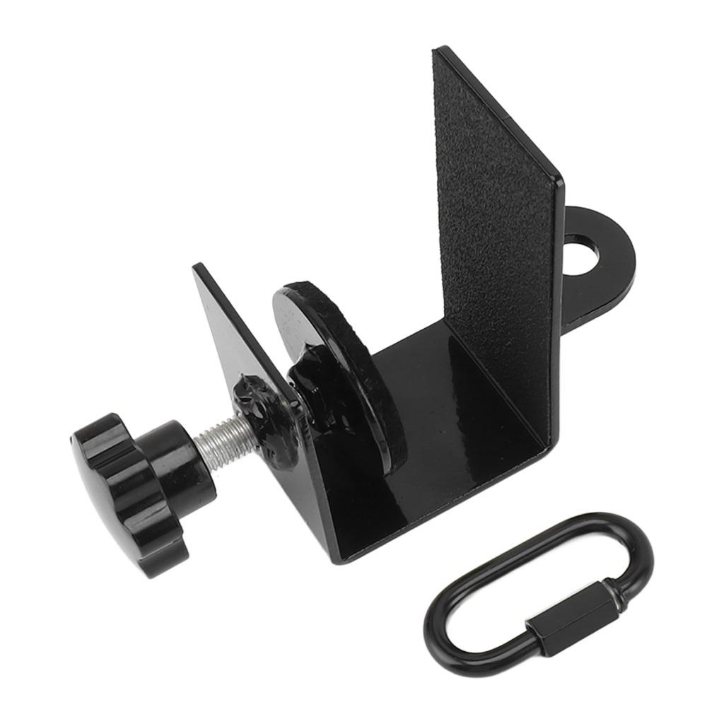 Black Door Anchor Steel Heavy Duty Door Anchor Resistance Bands Steel Clamp Yoga Stretching
