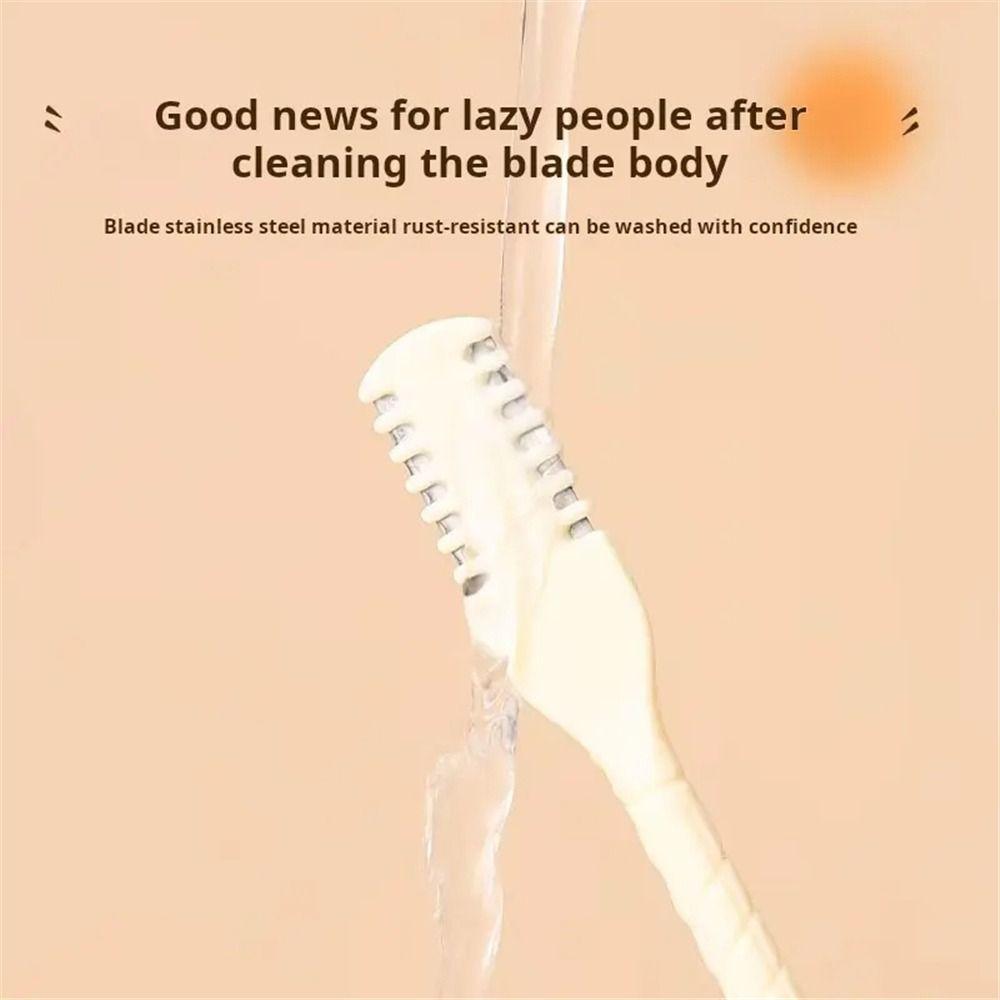 1/2/3/4/5 шт. с зубчиками Триммер для волос в носу Смываемый удалитель волос из носа Бритва для волос в носу Унисекс