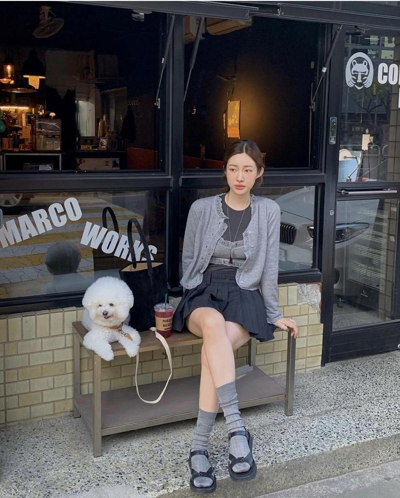 Корейское ожерелье с кисточкой в стиле Ча Цзинъюань и подвеской-кистью – Элегантный, Нишевый Дизайн, Длинная Цепочка для Свитеров