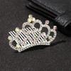 Birthday Present Crystal Party Children's Headwear Rabbit Crown Comb Hairpin