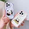 Cute Cartoon Pattern Cream Texture Casing Wavy Edge Soft Silicone Cover Phone Case for Xiaomi Redmi