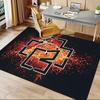 1pc Neon Symbol Carpet for Playroom Bedroom Living Room Sofa Home Decor,kids Game Area Rug Non-slip Floor Mat Y7306