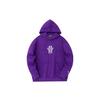 Anta Kyrie Series Letter Print Loose Hoodie Pullover Men Tops Beetroot-Purple 172341707-2
