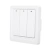 Wall Smart Light Switch Push Button Zero Fire 3 Gang 600W ABS for TUYA AC 110?240Vfor ZigBee