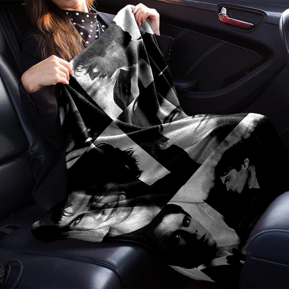 Emotional Depth Portraits Blanket Soft Throw Blanket For Home Bedroom Bed Sofa Travel Office Solid Christmas Blanket