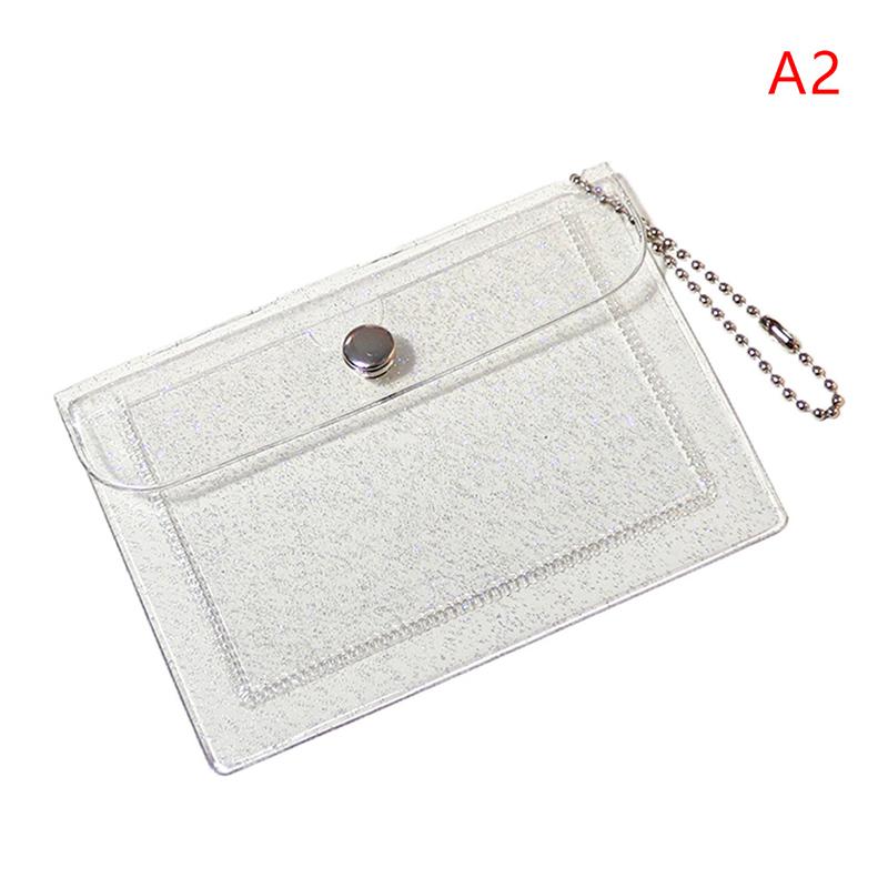 1 шт., прозрачный кошелек для монет из ПВХ для девочек, милый маленький кошелек, держатель для удостоверений личности