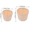 Bamboo Decorative Portable Small Sundries Organizer Storage Basket Plant Box Fruit Basket Basket
