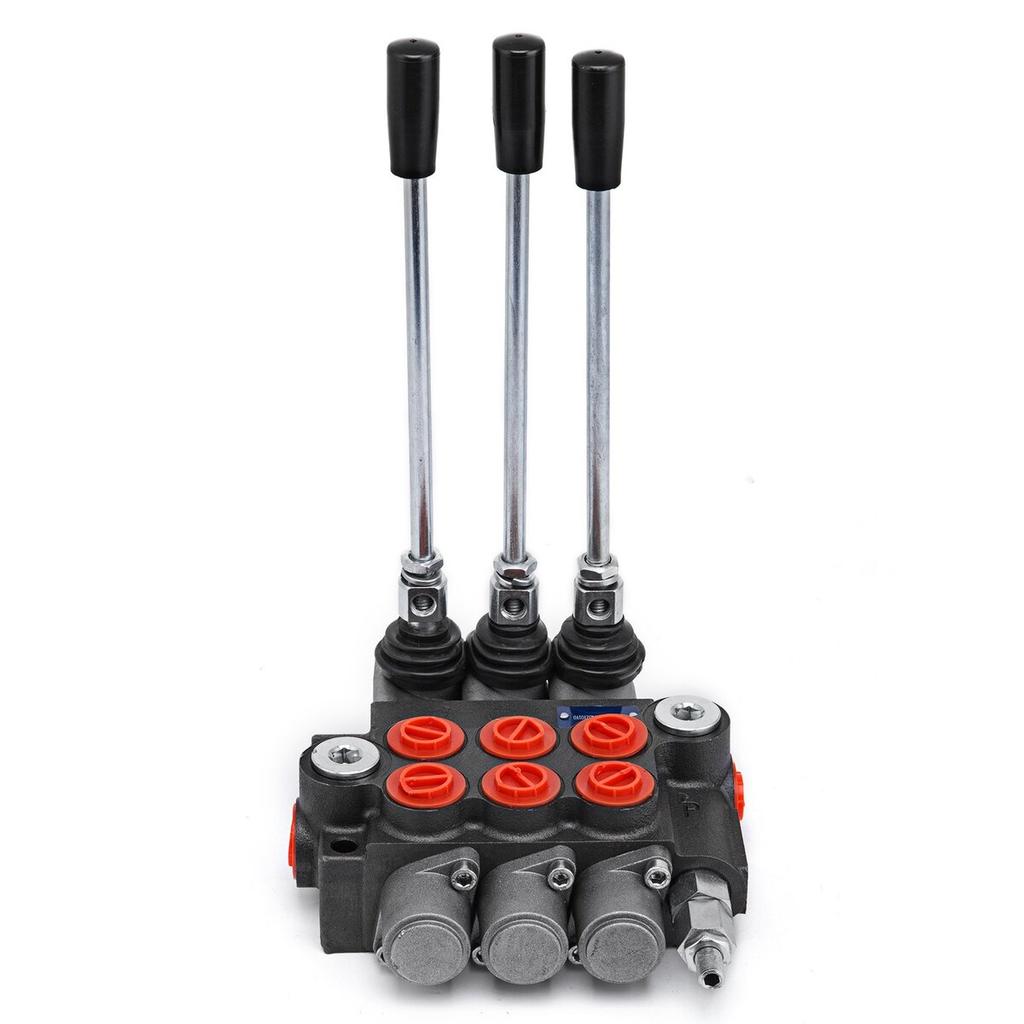 3 Spool hydraulic control valve,hydraulic valve unibody 3 spool valve ,Hydraulic Directional Control Valve 11gpm 40 L Double Acting Cylinder