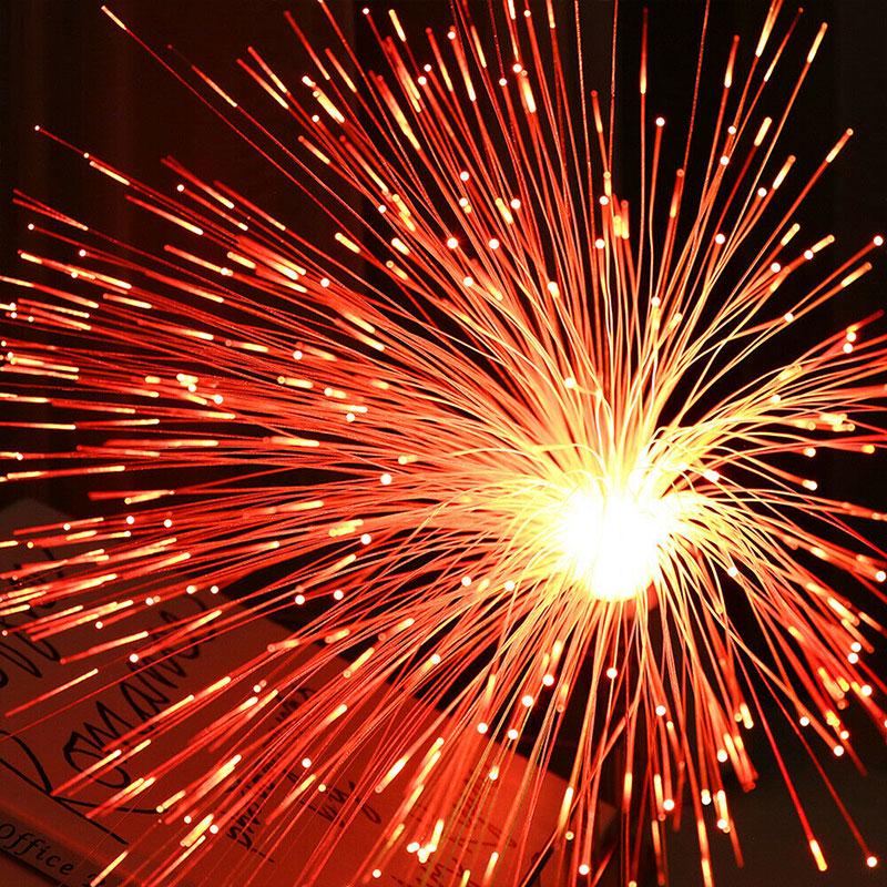 Multicolor Led Fiber Optic Light Night Lamp Christmas Wedding Holiday Home Decor