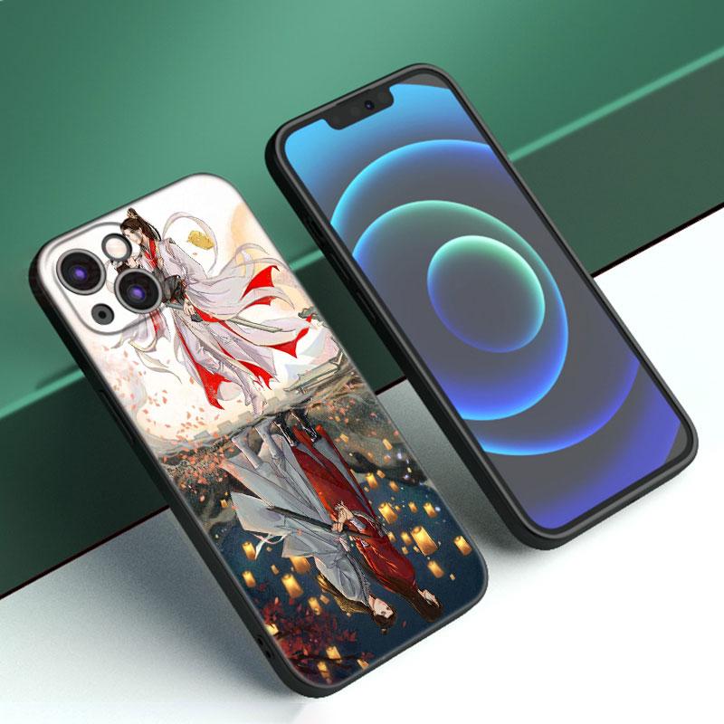 Чехол Heaven Official's Blessing для телефона Apple iPhone 12 13 Mini 11 14 15 Pro Max 7 8 Plus X XR XS SE 2020 2022, черный чехол