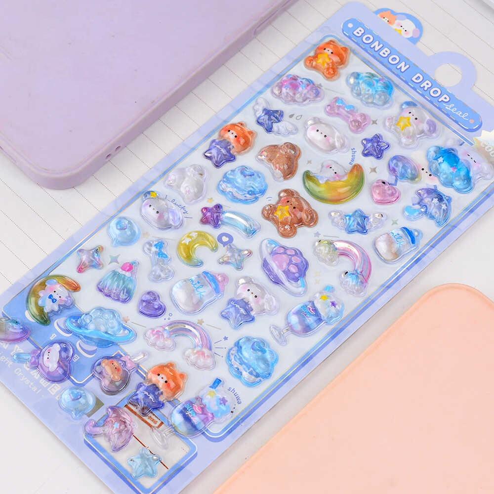 Mobile Phone Decoration 3D Stickers DIY Acrylic Diamond Patch Funny Gooka Decorative Stickers