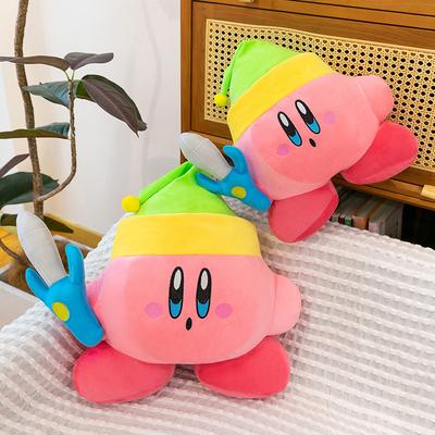35-60 Плюшевая игрушка Кирби Милая набивная кукла Мультяшная милая Аниме Звезда Большой размер Подушка для обнимашек Розовый Подарок для детей День рождения Украшение комнаты