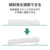 ELECOM Wireless Keyboard Full White USB-A (Receiver Included), Membrane, Keyboard, TK-FDM106TXWH