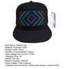 LED Pixel Screen Cap RGB Colorful LED Screen Cap App Connection Detachable Screen USB Charging Display Message Hat Adjustable Buckle Event Party Hat