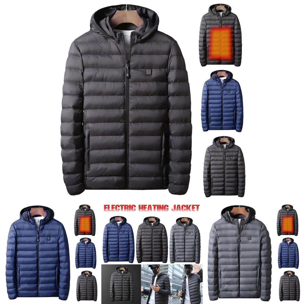 Usb Electric Heated Coat Jacket For Men With Soft And Comfortable Thermal Warmth