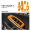 For Mazda 3 BP M3 Axela      2024 2025 Top Suede Trim LHD RHD Sticker Car Window Lift Panel Interior