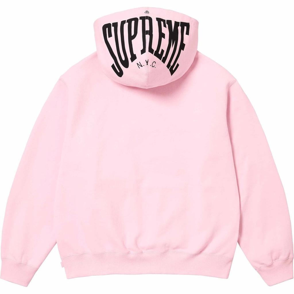 Supreme Худи с зеркальным логотипом 'Серый' Мужское SUP-SS24-135
