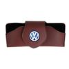 Hub Caps Car Leather Glasses Case Sun Visor Sunglasses Clip Organizer Box For Volkswagen Golf Beetle Passat B8 VW Jetta Rline Po