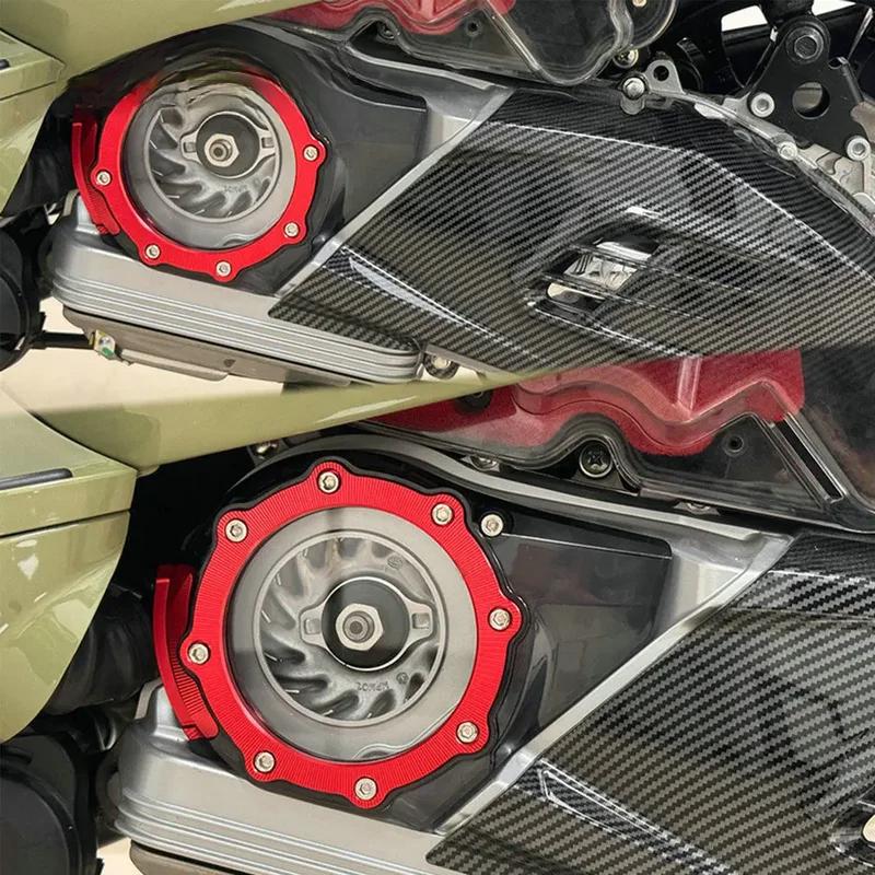 Motorcycle CNC PVC Intake Transmission Chain Cover Engine Gearbox Case For Vespa GTS 250 300 HPE GTV -2024 Accessories