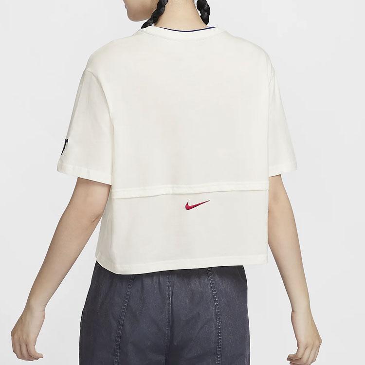 Nike Спортивная футболка женская Sail White HF6291-133