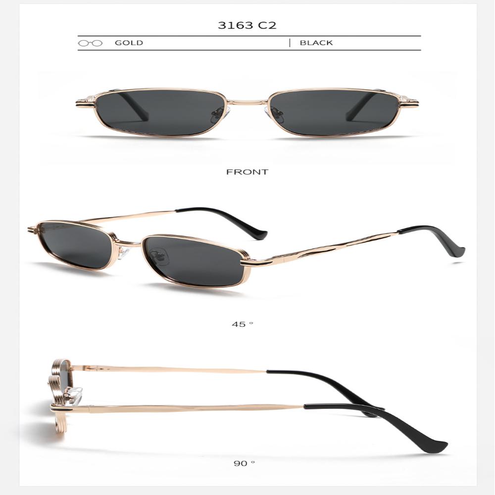 Punk Sunglasses Metal Women Sunglasses Metal Frame Sunglasses Stylish For Beach Travel Party