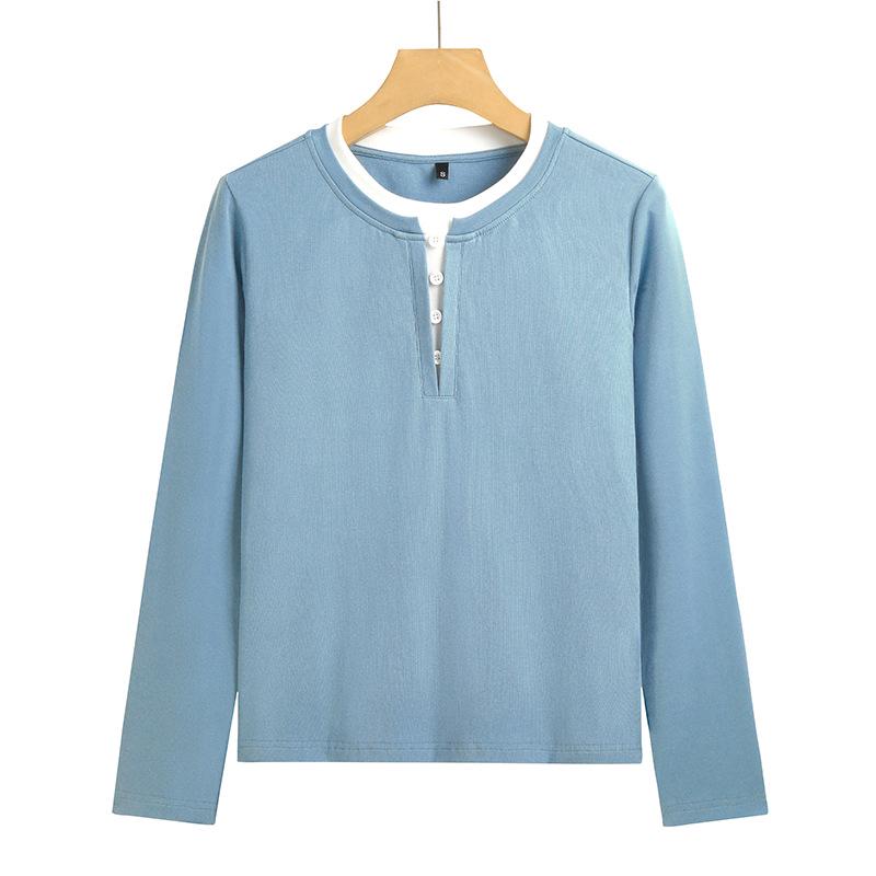 Шикарный осенний топ с длинным рукавом: Уютный, стильный и универсальный дизайн «два в одном»