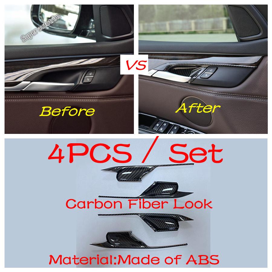 Safety Belt Buckle / Window Lift / Handle Bowl / Gear Shift Panel Cover Trim ABS Accessories For BMW X5 F15 / X6 F16 2015 -