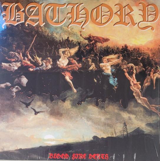 Виниловая пластинка BATHORY Blood Fire Death BMLP6664 Black Mark Prod 2023 UK Metal