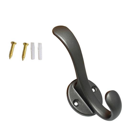 Coat Hook Corrosion-Resistant Wall Hooks Space Saving Upper And Lower Hooks for Bathroom Kitchen