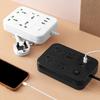 Удлинитель розетки 2500 Вт с USB-портом, сетевой фильтр, несколько розеток, настенный адаптер для дома, путешествий, электроники, офиса