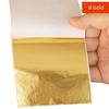 100Pcs Imitation Gold Sliver Copper Foil Papers Leaf Leaves Sheets Foil Paper Gilding Craft Resin Jewelry Making Filling