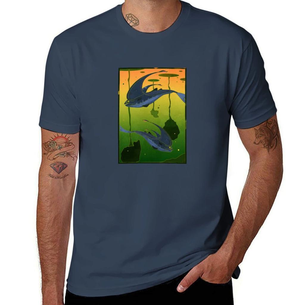 Glow Whale Leviathan Tshirt Lightweight Running Tshirt