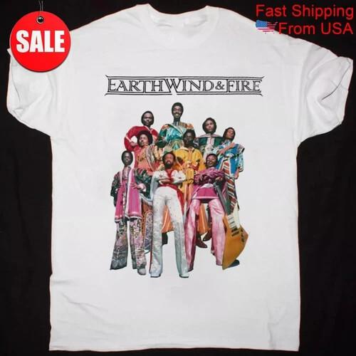 Earth Wind And Fire Band White T Shirt FULL SIZE S To 5XL FN865