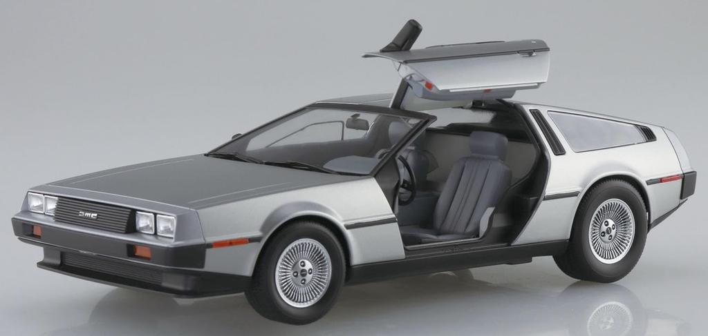 Aoshima Bunka Kyozaisha DeLorean Plastic Model 1/24 TheSupercar No.21 '82 DMC-12