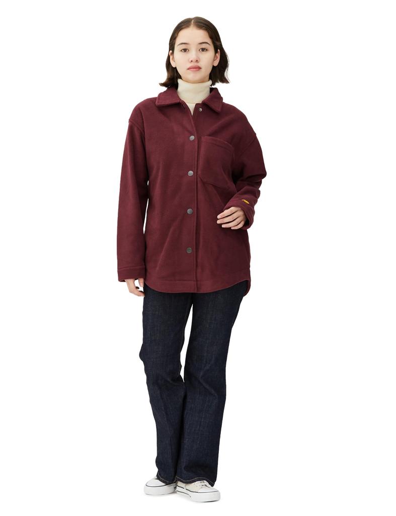 Fleece NB Athletics Fleece Shacket WJ33513 NBY L [New Balance] Women's (NB Burgundy)