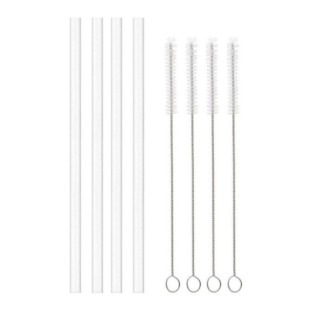 1Sets Drinking Plastic Straws Straight Replacement Straw New Cup Straw